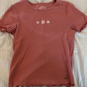 cute summer top with flowers